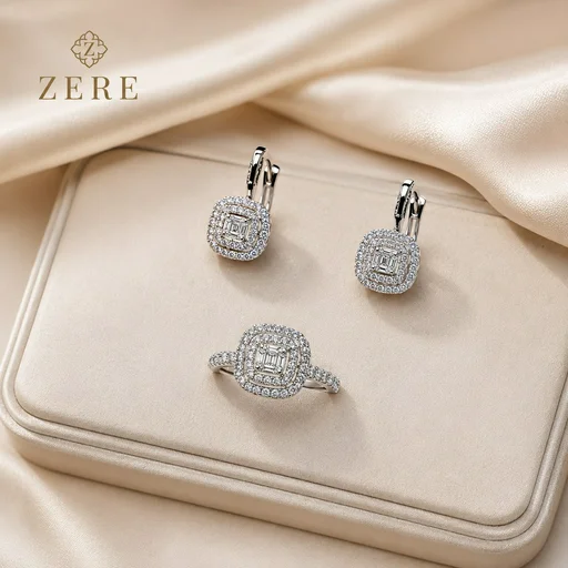 Комплект украшений Zere ZR070703 серебро 7.9гр 18р