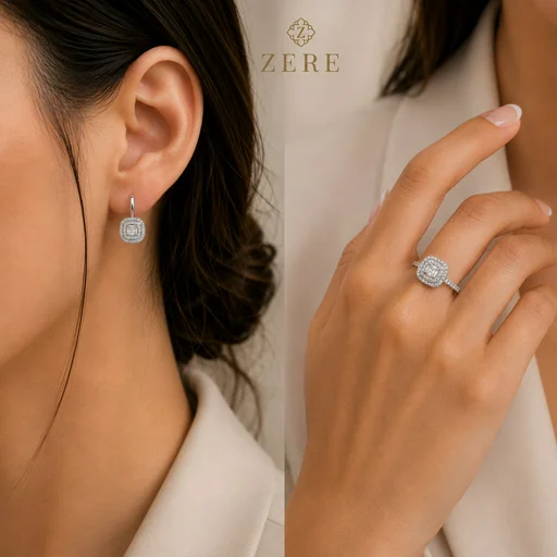 Комплект украшений Zere ZR070703 серебро 7.9гр 18р