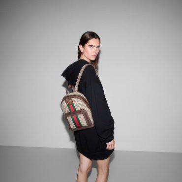 Рюкзак GUCCI 547965 9U8BT 8994 натуральная кожа, текстиль коричневый, мультиколор - ForteMarket Рюкзак GUCCI 547965 9U8BT 8994 натуральная кожа, текстиль коричневый, мультиколор купить,0
