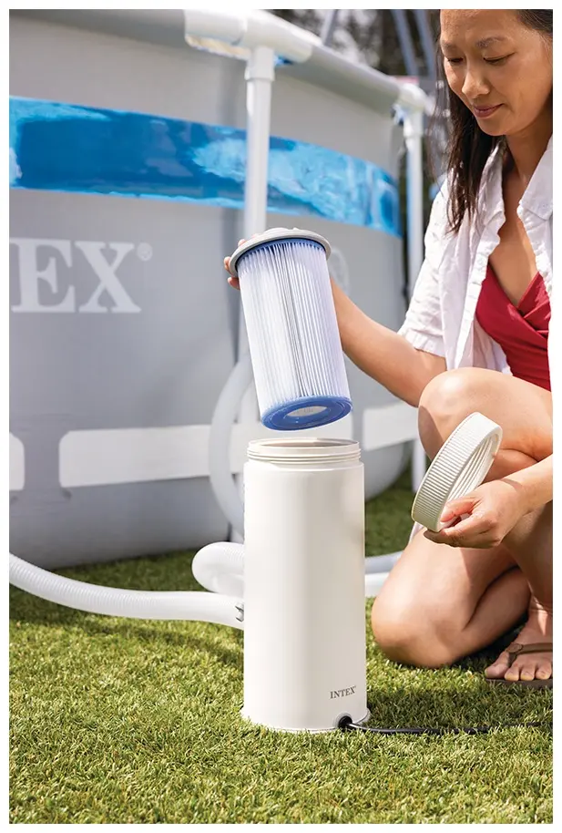Фильтр-насос Intex картриджный 3785 л/ч 26638 купить,NaN