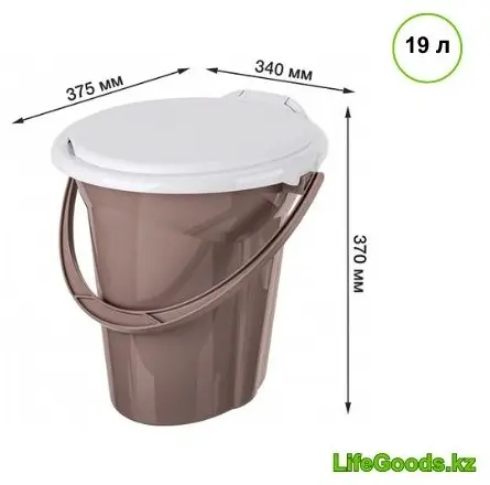 Биотуалет LifeGoods.kz переносной LG48762 коричневый купить,NaN