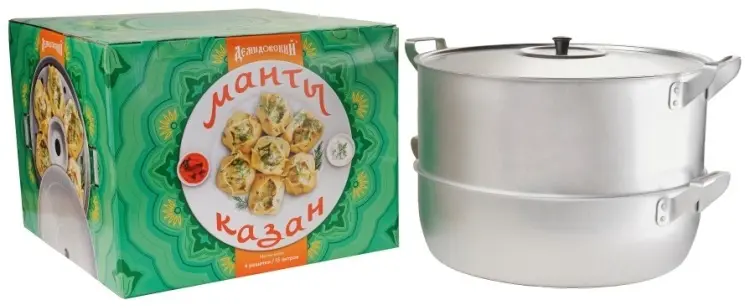 Мантоварка 15 л, SCOVO алюминий, количество ярусов: 4 купить,NaN