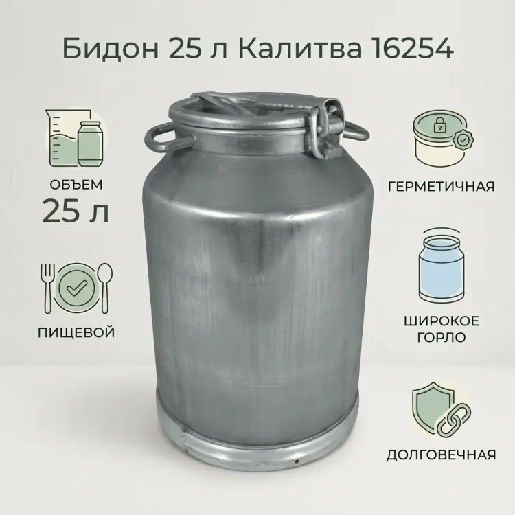 Калитва 16254 25 л + крышка купить,NaN