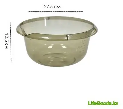 Миска LifeGoods.kz 27.5х27.5 см, пластик, 1 шт купить,NaN