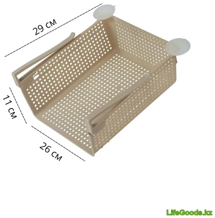 LifeGoods.kz полка кухонная LG50232 1 шт, пластик купить,NaN