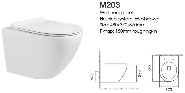 ALROSSA унитаз M203, санфаянс