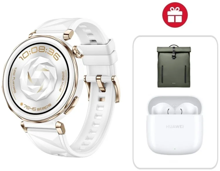 Смарт-часы Huawei Watch GT 5 Pro 42 мм белый + подарок купить,NaN