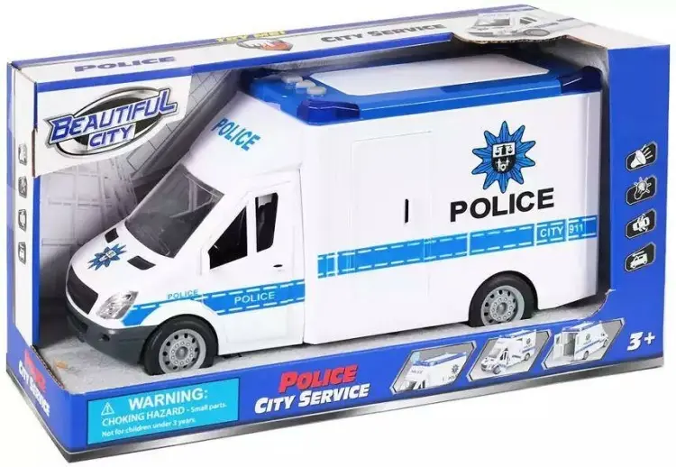 Полицейская машина Jin Jia Toys 246976, пластик, мультиколор купить,NaN