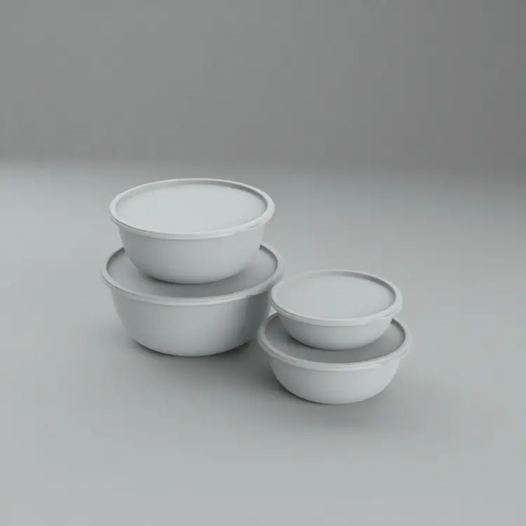 Набор мисок LifeGoods.kz 30х30 см, пластик, 4 шт купить,NaN