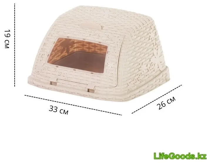 LifeGoods.kz хлебница LG, пластик