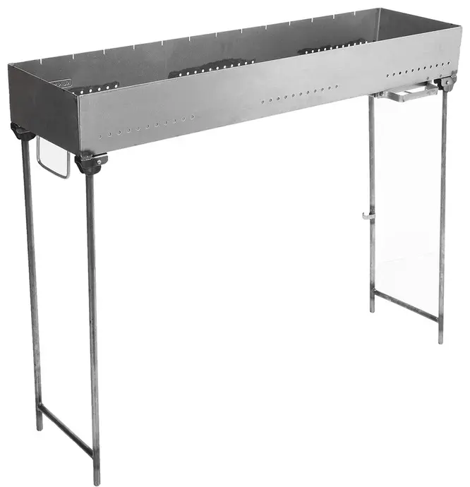 Мангал переносной Kukmara 27x100x15 см, сталь купить,NaN