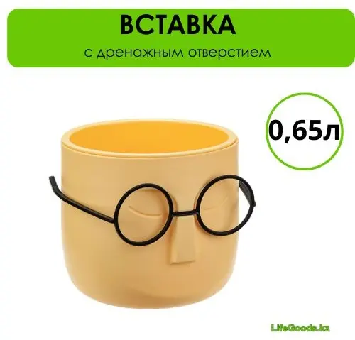 Кашпо для дома LifeGoods.kz 0.65 л, пластик купить,NaN