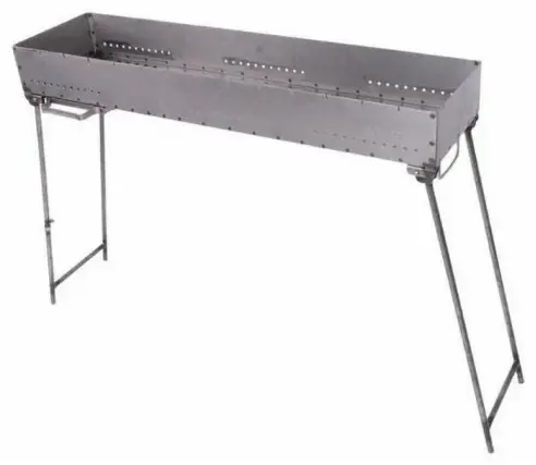 Мангал разборный Kukmara 25x100x80 см, сталь купить,NaN
