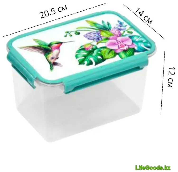 LifeGoods.kz контейнер LG50199 1 шт, пластик купить,NaN