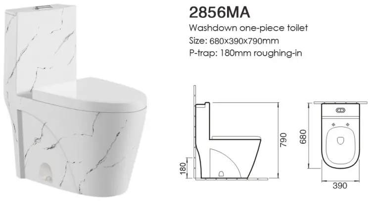 ALROSSA унитаз 2856MA, санфаянс