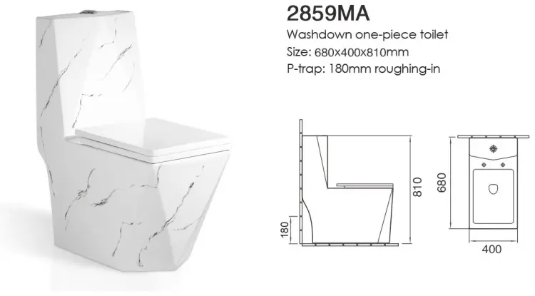 ALROSSA унитаз 2859MA, санфаянс