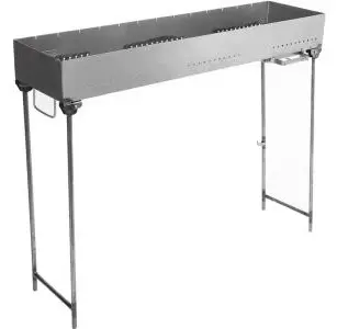 Мангал переносной Kukmara 27x100x15 см, сталь купить,NaN