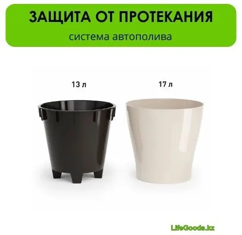 Горшок для дома LifeGoods.kz 17 л, пластик купить,NaN