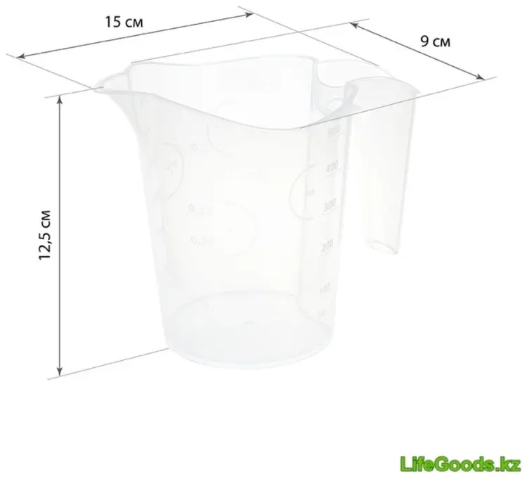 LifeGoods.kz мерный стакан LG50724, пластик купить,NaN