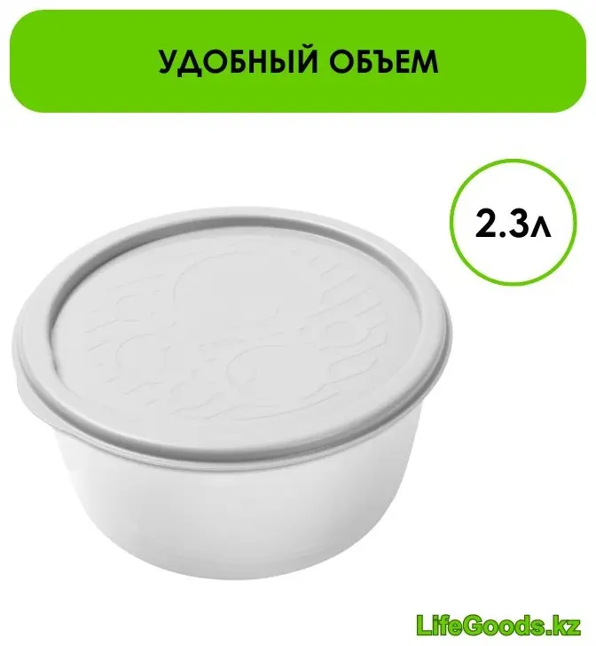 LifeGoods.kz контейнер LG49065 1 шт, пластик купить,NaN