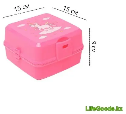 LifeGoods.kz ланч-бокс LG51313 1 шт, пластик купить,NaN