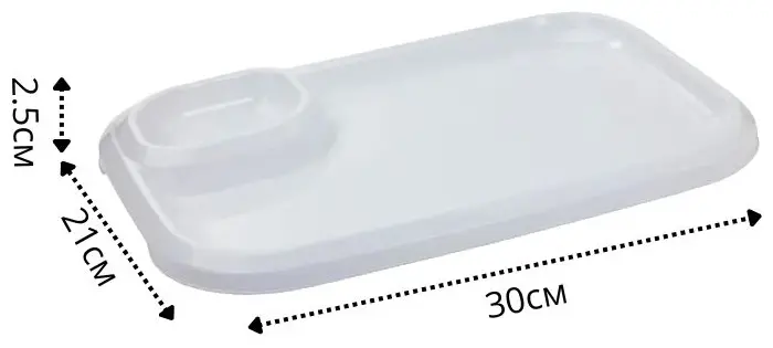 Блюдо LifeGoods.kz 30х21 см, пластик, 1 шт купить,NaN