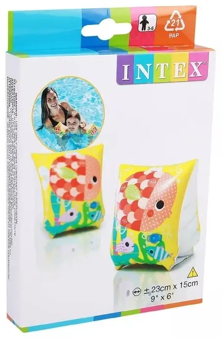 Нарукавники для детей Intex кол-во мест: 1, желтый купить,NaN