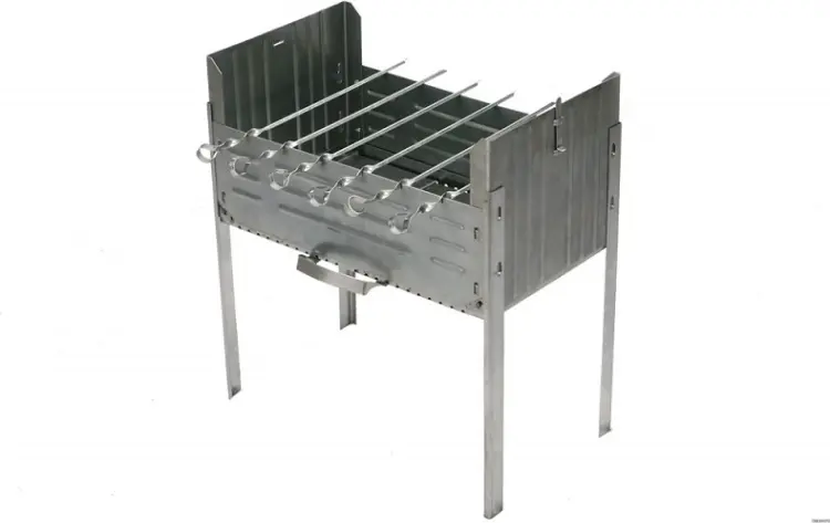 Мангал переносной Kukmara 50x14x30 см, сталь купить,NaN