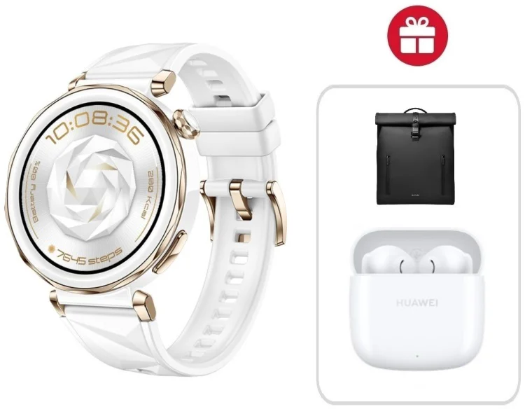 Смарт-часы Huawei Watch GT 5 Pro 42 мм белый + подарок купить,NaN