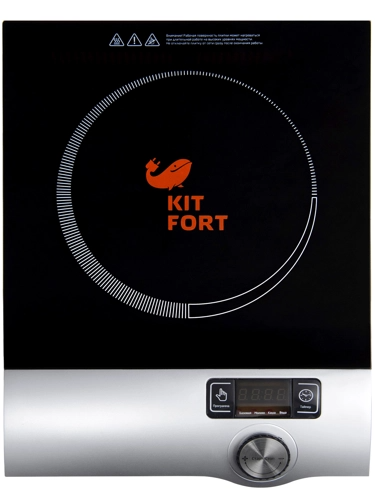Индукционная плитка Kitfort KT-108 черная 