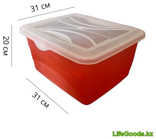 LifeGoods.kz хлебница LG49735, пластик