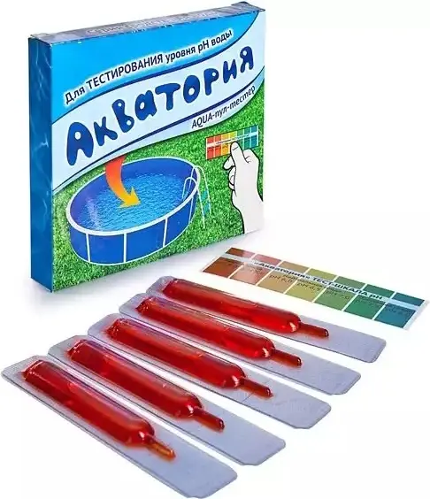 Химия для бассейна Акватория AQUA Пул Тестер жидкость , 0.2 л купить,NaN