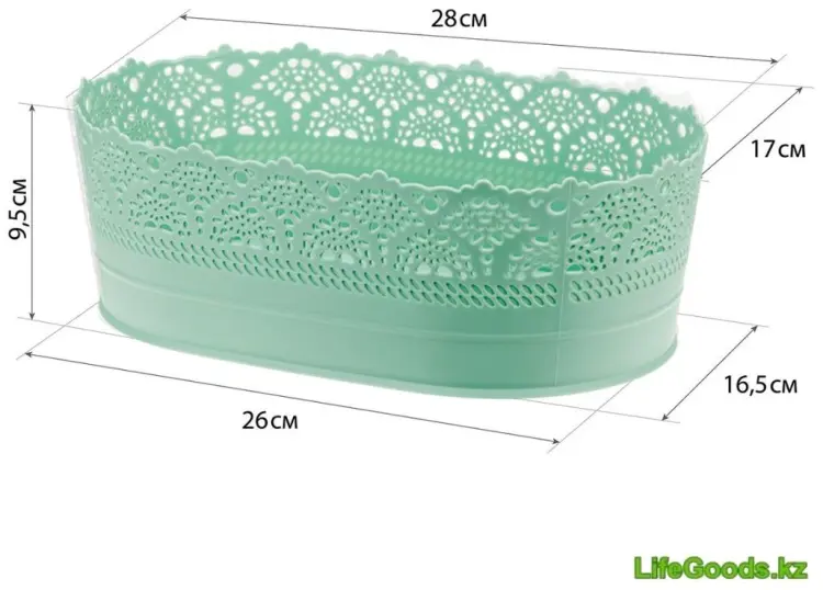 LifeGoods.kz сухарница LG50811, пластик