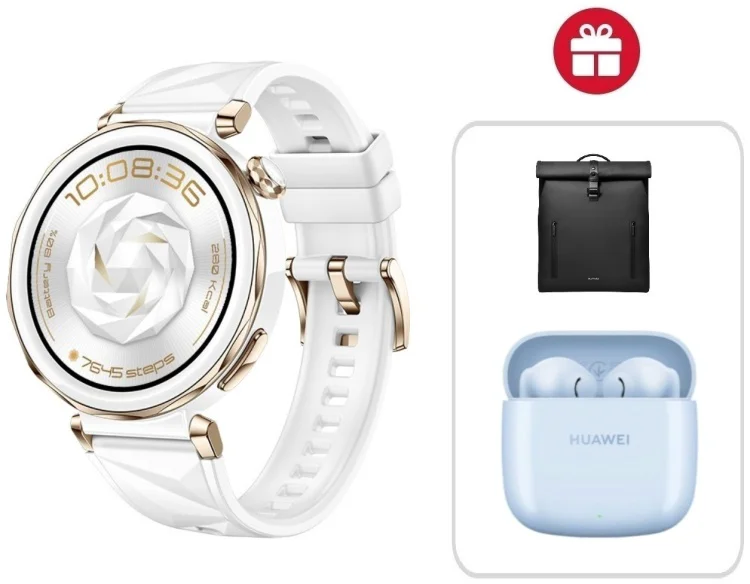 Смарт-часы Huawei Watch GT 5 Pro 42 мм белый + подарок купить,NaN