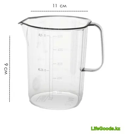 LifeGoods.kz мерный стакан LG49524, пластик купить,NaN