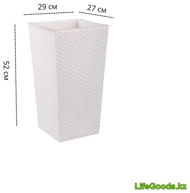 Кашпо для дома LifeGoods.kz 28 л, пластик купить,NaN