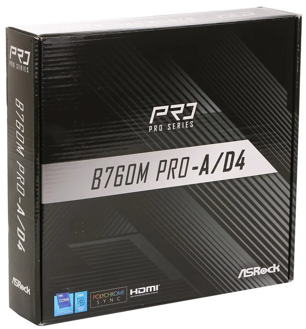 Материнская плата ASRock B760M Pro-A/D4 90-MXBNC0-A0UAYZ купить,NaN