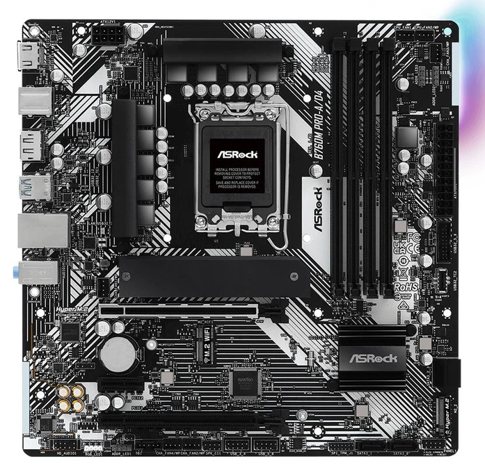 Материнская плата ASRock B760M Pro-A/D4 90-MXBNC0-A0UAYZ купить,NaN