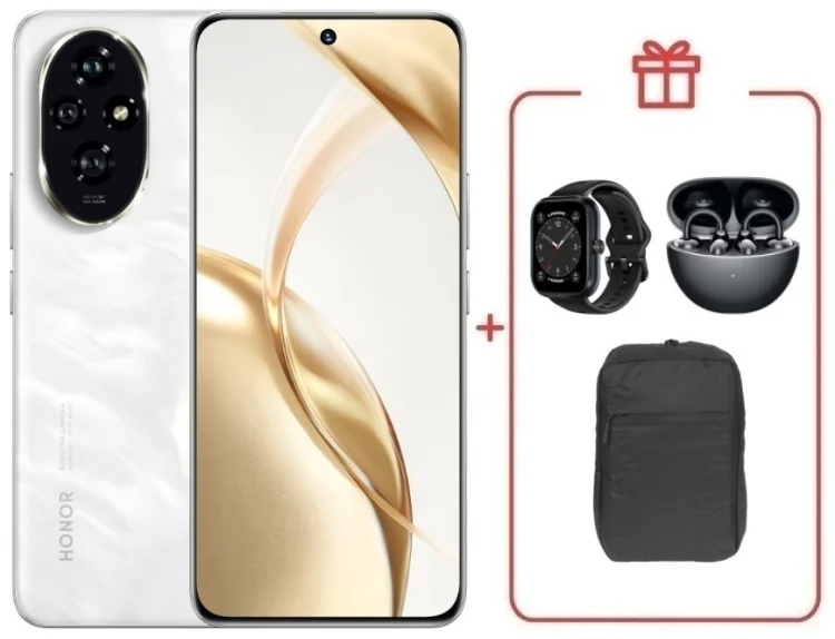 Смартфон Honor 200 8/256GB Moonlight White + подарок купить,NaN