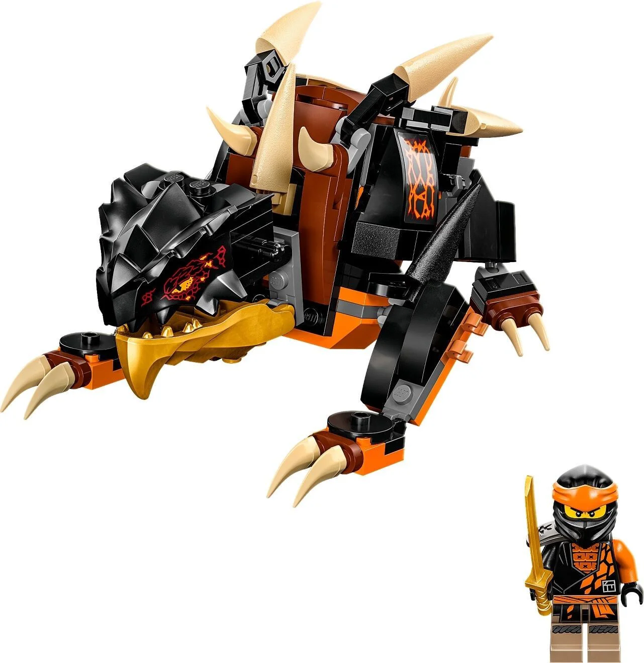 Конструктор Lego Ниндзяго Земляной дракон Коула EVO 71782 