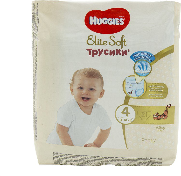 Подгузники Huggies Elite Soft 4 9-14 кг №21