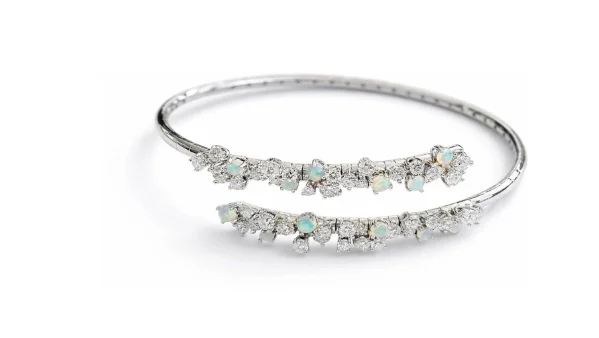 Браслет Damiani Mimosa Flexi 20109565 белое золото 11.2гр XS купить,6140000