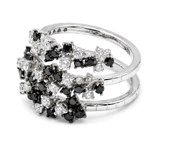 Кольцо Damiani Mimosa Flexi 81114837 белое золото 7.7гр 12-14р купить,4000000