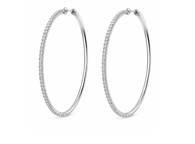 Серьги Crivelli Hoop crv 117-OR705 белое золото 12.9гр купить,4440000