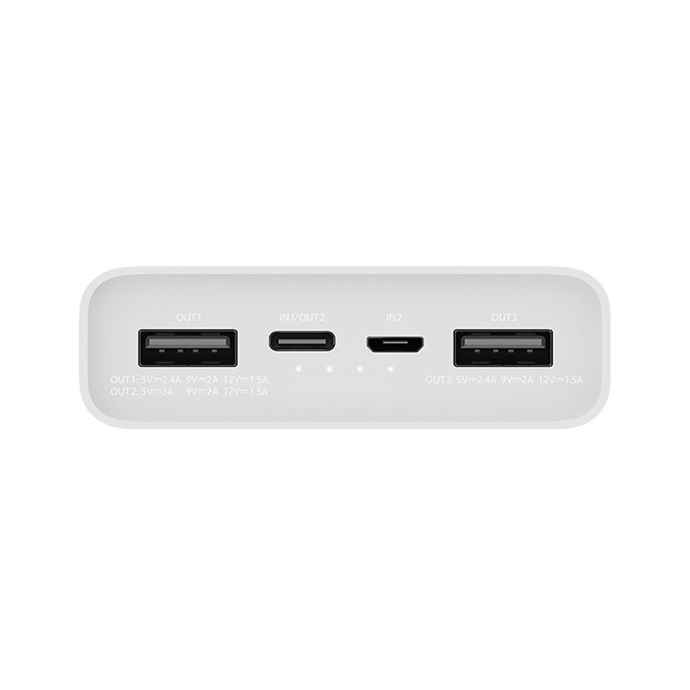 Power Bank Xiaomi Mi 3 PLM18ZM 20000mAh белый
