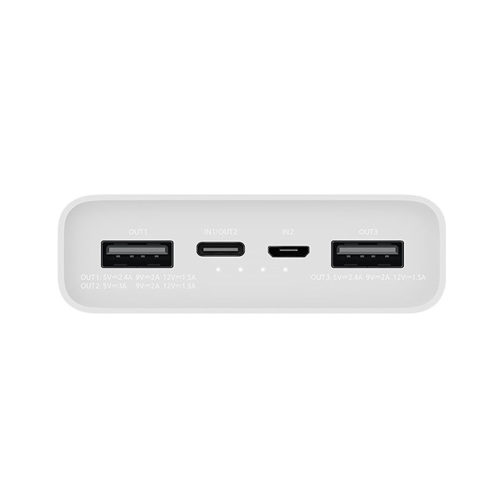Power Bank Xiaomi Mi 3 PLM18ZM 20000mAh белый