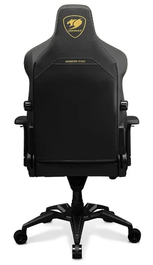 Кресло Cougar Armor Evo Royal Black Gold CGR-EVO-GLB черное