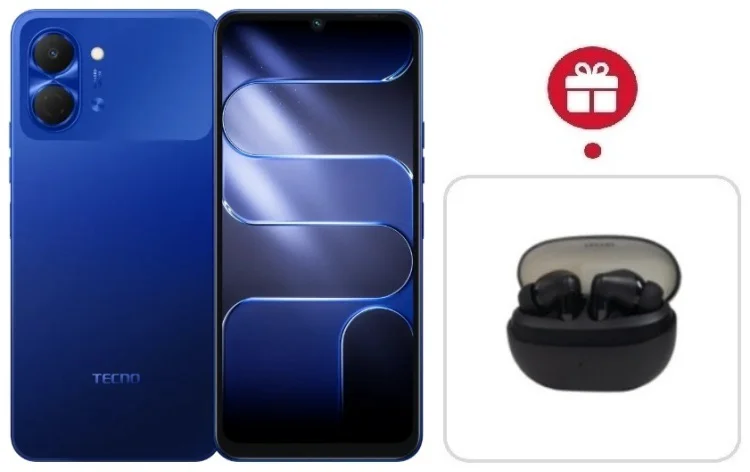 Смартфон Tecno Spark Go 3 3 ГБ/128 ГБ синий + подарок купить,NaN
