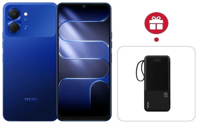 Смартфон Tecno Spark Go 3 3 ГБ/128 ГБ синий + подарок купить,NaN