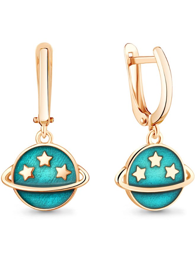Серьги Aquamarine 33939ПЗ купить,NaN